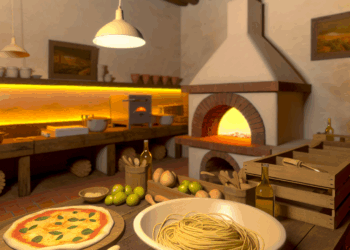 ¿Dónde comer pizza y pasta? En esta ostería italiana todo se cocina a la vista