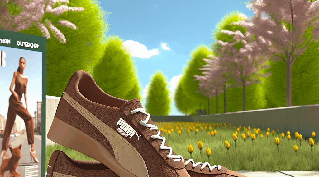 Llevarás los tenis Puma tipo bailarina en color café, o NO los llevarás en primavera 2025