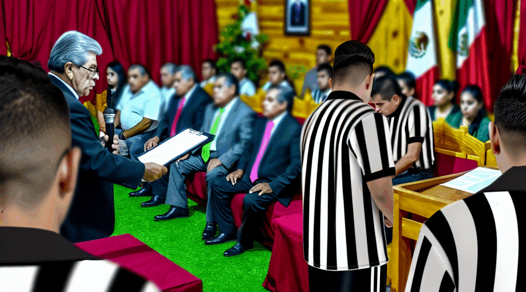 ¿Quién es el dirigente de árbitros en México?