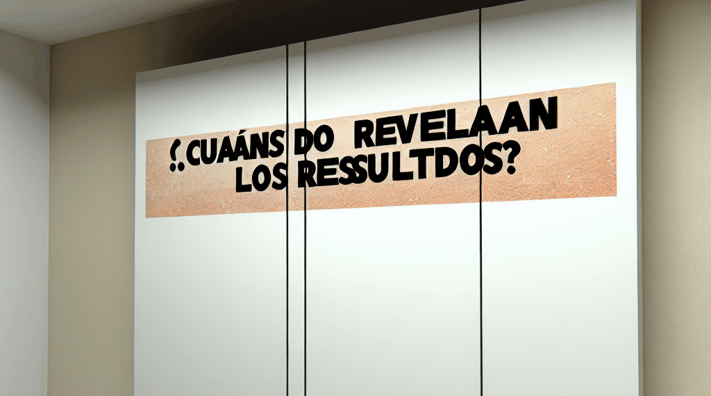 ¿Cuándo se darán a conocer?