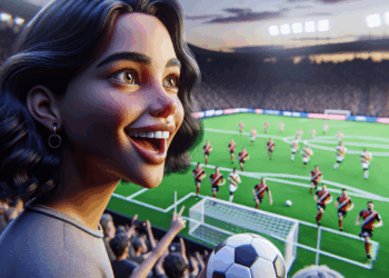 Alana Flores estuvo presente en el Rayados vs. River Plate