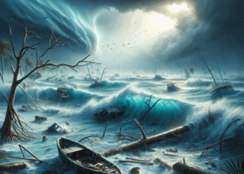 Reportan alto oleaje tras el impacto del huracán Erick