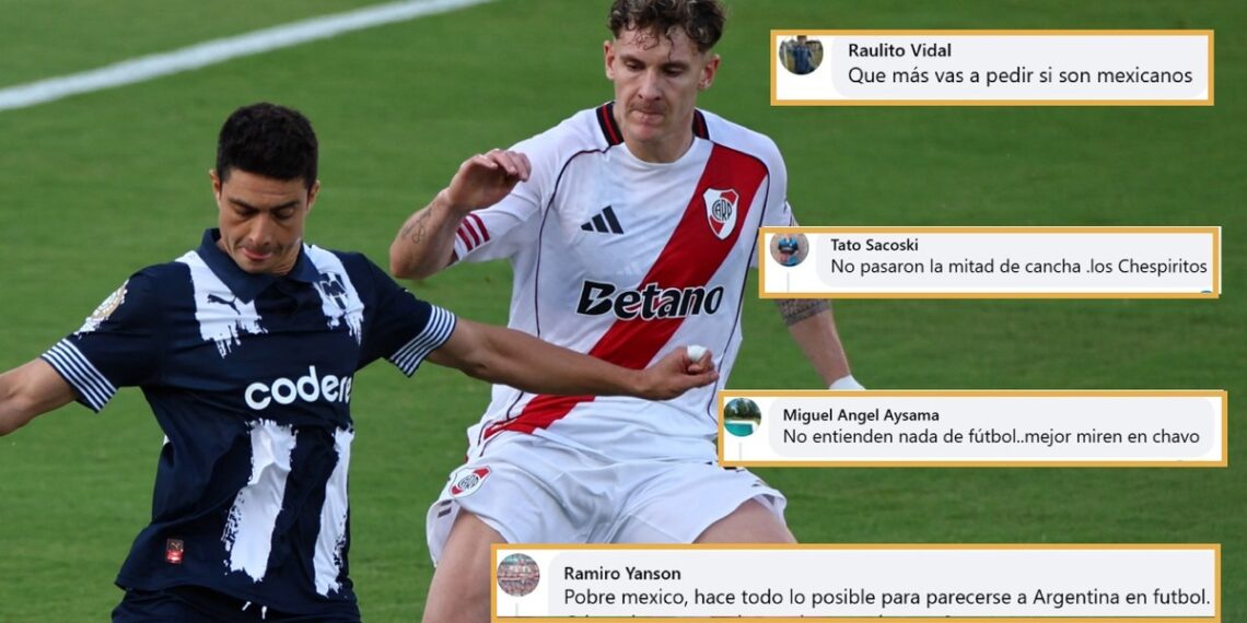 Argentinos 'atacan' a mexicanos tras empate entre River y Rayados