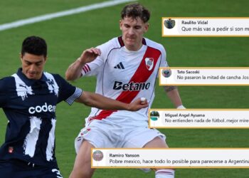 Argentinos 'atacan' a mexicanos tras empate entre River y Rayados