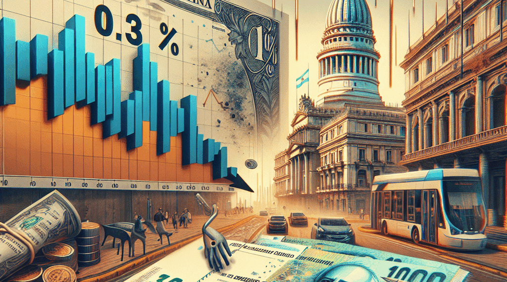 Precios mayoristas disminuyeron 0.3% en Argentina