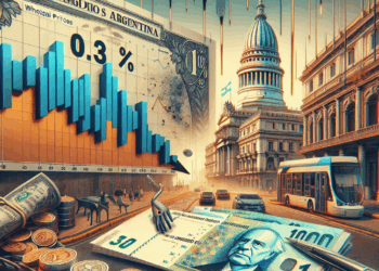 Precios mayoristas disminuyeron 0.3% en Argentina