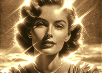 Belinda luce elegante con un saco de los años 80 de Yves Saint Laurent, pantalones negros y zapatos slingback