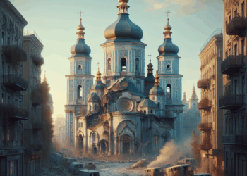 La catedral de Santa Sofía de Kiev, Patrimonio Mundial de la UNESCO, resulta dañada por un ataque ruso nocturno