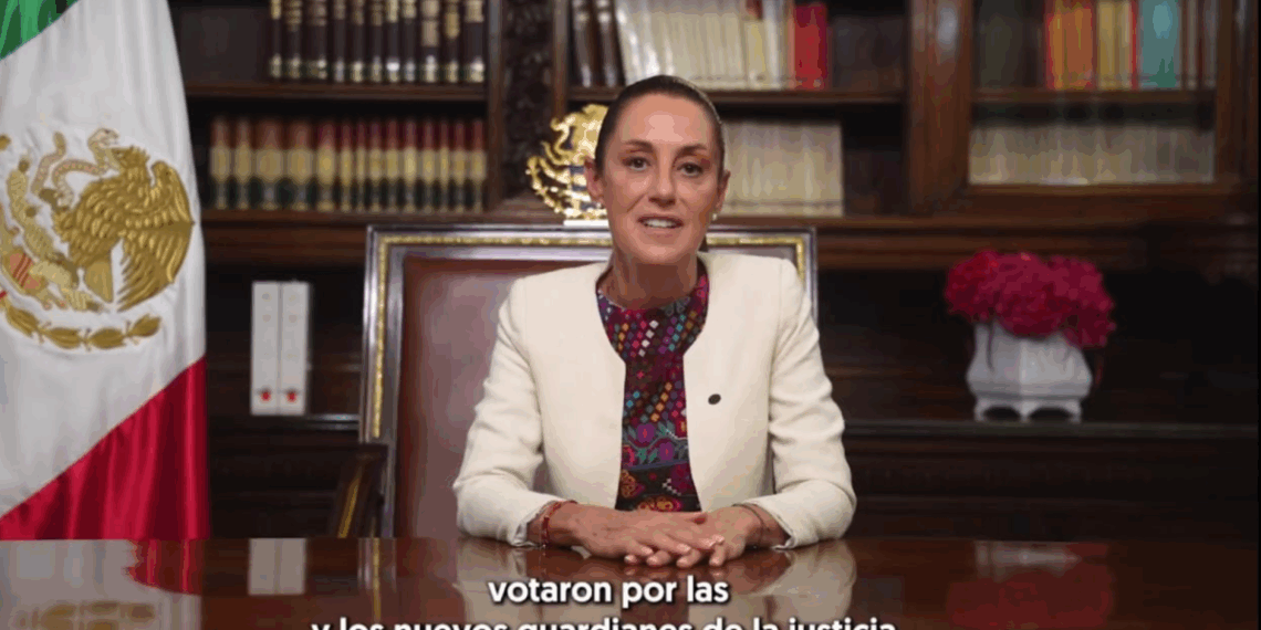 Claudia Sheinbaum tras Elección Judicial 2025