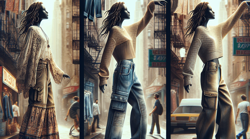 Cómo llevar jeans boho, cargo y bootcut como Thalia en los 2000 en verano 2025