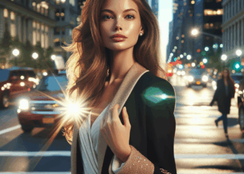 Dakota Johnson es la más elegante con una falda midi y zapatos planos en Nueva York