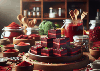 el postre saludable con sabor a red velvet