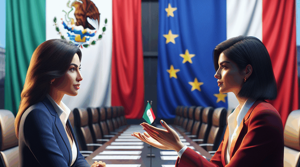 Dos mujeres impulsan el acuerdo México–UE