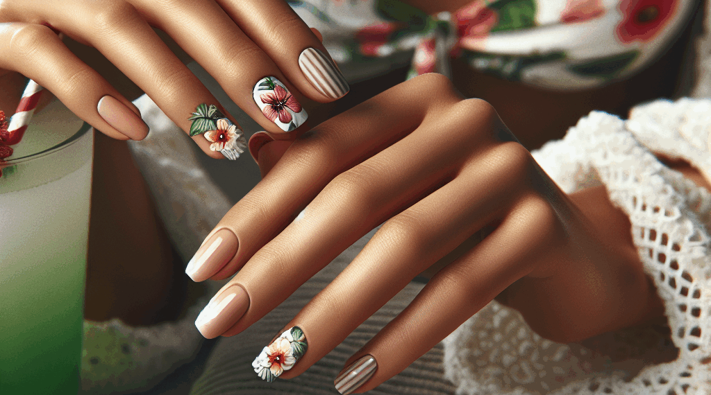 Dua Lipa lleva las uñas almendradas con flores más bonitas para el verano