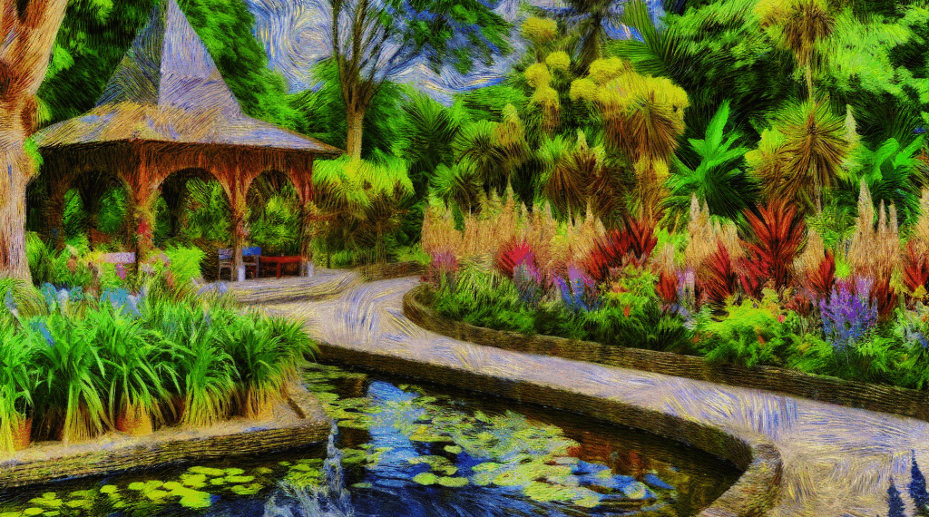 El Jardín Botánico de NY representa el colorido universo de Van Gogh