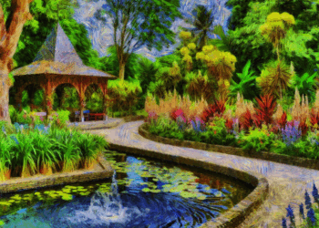 El Jardín Botánico de NY representa el colorido universo de Van Gogh