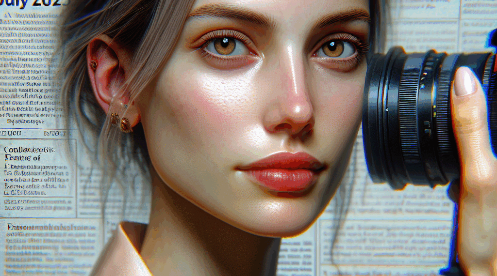 Ella McCutcheon en la portada de Vogue, julio 2025