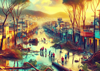 Erick se debilita a depresión tropical pero se mantiene sobre Guerrero