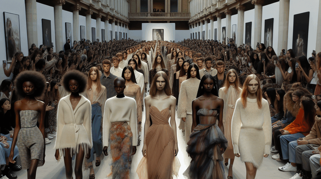 Alumnos de La Esmeralda mostraron en pasarela sus fusiones de arte y moda