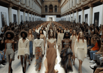 Alumnos de La Esmeralda mostraron en pasarela sus fusiones de arte y moda