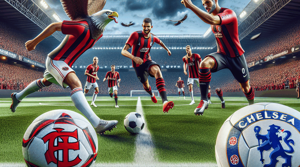 Flamengo le gana al Chelsea y usa el escudo del las Águilas del América