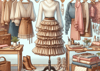 Cómo llevar la falda de volantes con efecto cascada más elegante del verano 2025