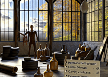 Hermann Bellinghausen, como artesano, crea en silencio, sin molde, una pieza a la vez