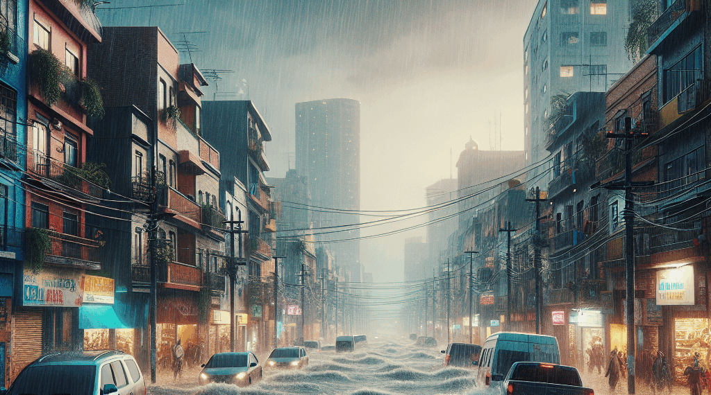 Lluvias en el Valle de Toluca dejaron decenas de afectaciones en autos y avenidas