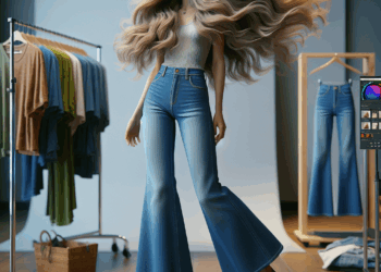 Jennifer Lawrence combina jeans acampanados con tenis cómodos Mary Jane en verano 2025