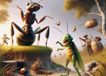 la fábula de la hormiga y el saltamontes