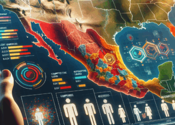 Las cinco entidades más y menos competitivas en México 2025