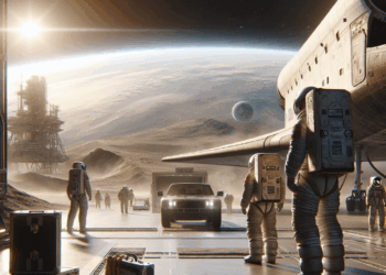 Las élites se fugan de la Tierra en la mente de Carlos Amorales