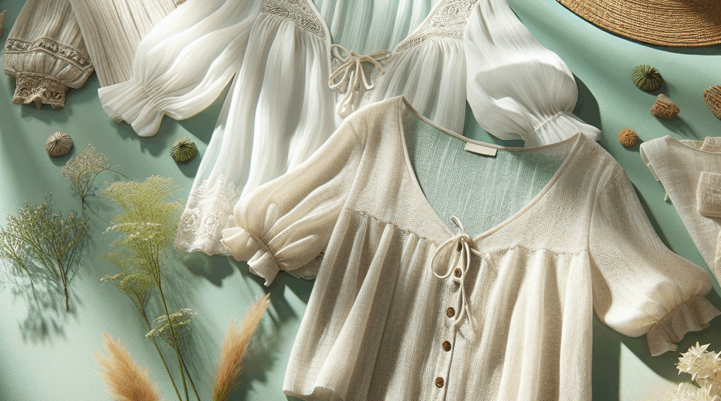 Las blusas blancas boho más bonitas para lucier en la oficina con jeans en verano 2025