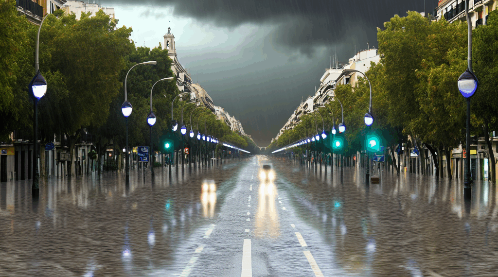 Lluvia colapsa Calzada Ignacio Zaragoza; peatones y autos quedaron parados por horas