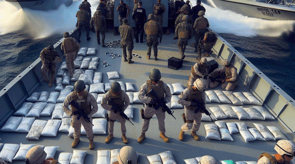 Marina decomisa más de una tonelada de cocaína en la costa de Guerrero