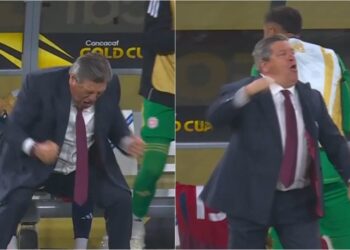 FOTO: ESPECIAL - Miguel Herrera tiene espectacular festejo en la Copa Oro; celebró el triunfo agónico de Costa Rica