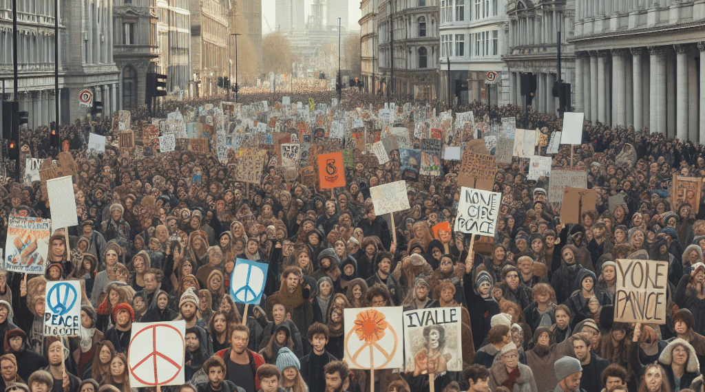 Miles de manifestantes marchan en Londres y Berlín a favor de Gaza