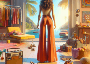 Jennifer Lopez luce jeans palazzo de los años 70 y sandalias para el verano 2025