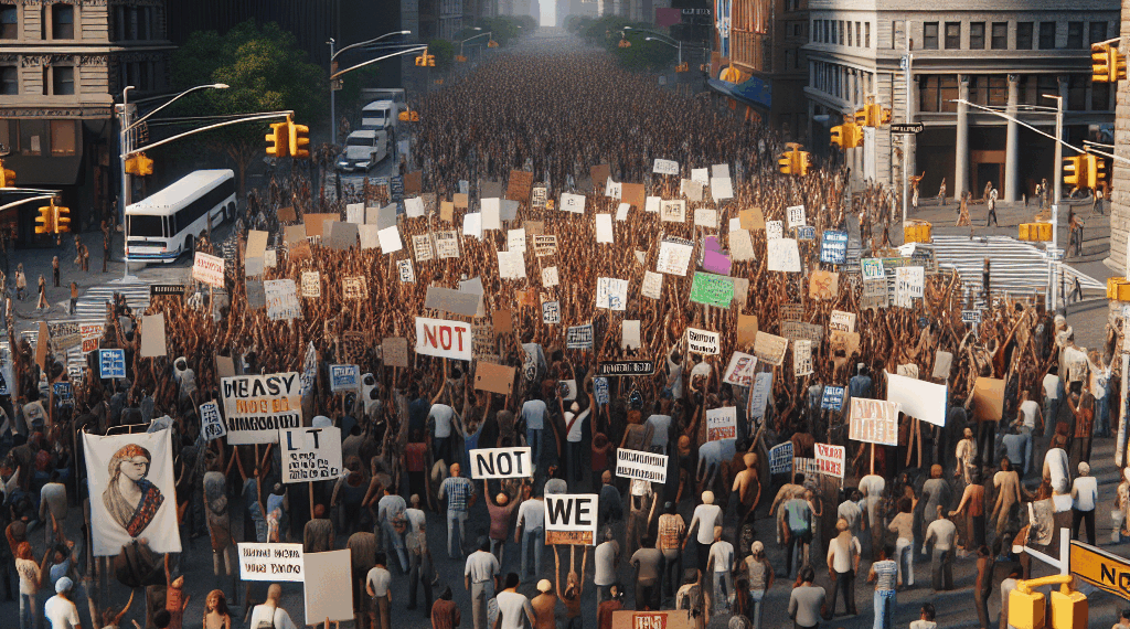 Miles protestan también en Nueva York contra la política migratoria de Trump