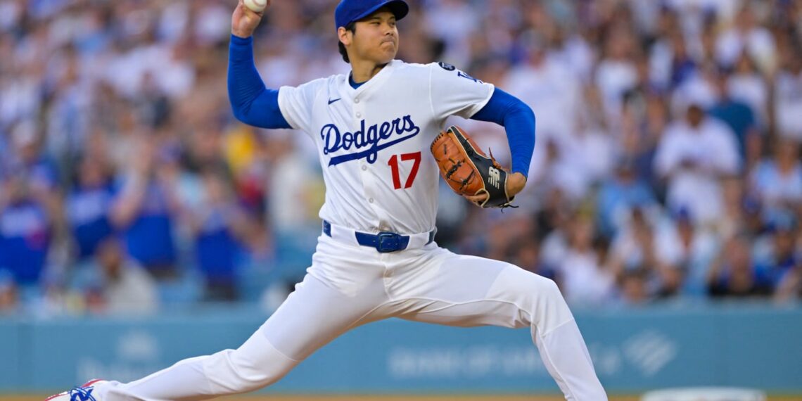 Así le fue a Ohtani en su debut como pitcher de los Dodgers