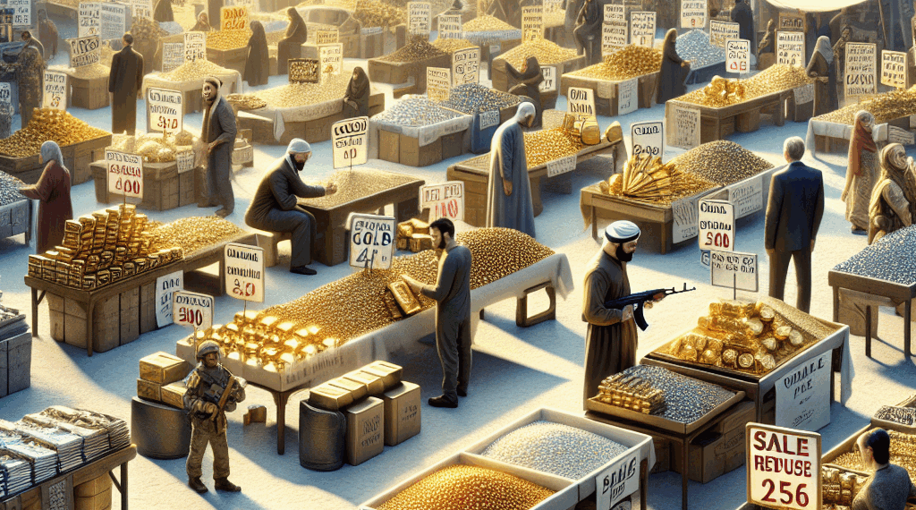 El oro cae a mínimos de dos semanas; alto al fuego erosiona la demanda por refugio