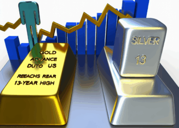 El oro sube mientras mercado espera datos en EU; la plata toca pico de 13 años