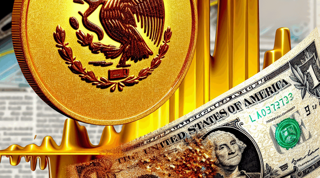 Peso mexicano extiende su avance ante el debilitamiento del dólar
