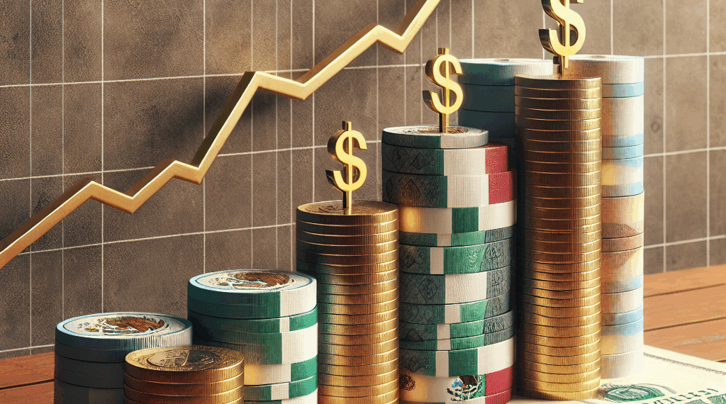 Peso mexicano se aprecia contra el dólar; toca su mejor nivel desde agosto
