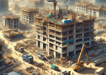 El valor de producción de las empresas constructoras cayó 0.1% durante abril