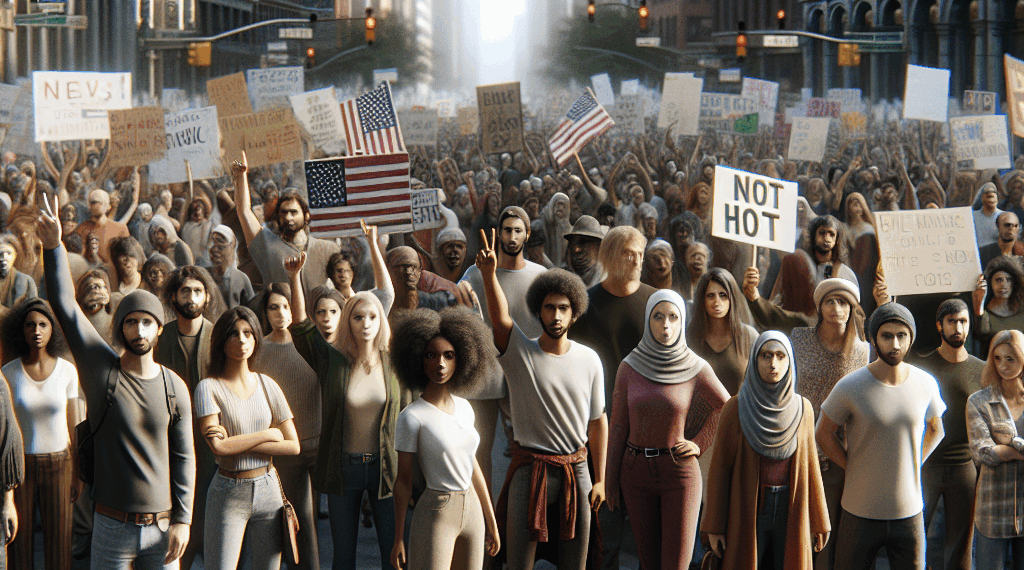 Miles en EU se suman a concentraciones de protesta ante el desfile militar de Trump