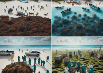 En Quintana Roo enfrentan sargazo con estrategia, coordinación y resultados.