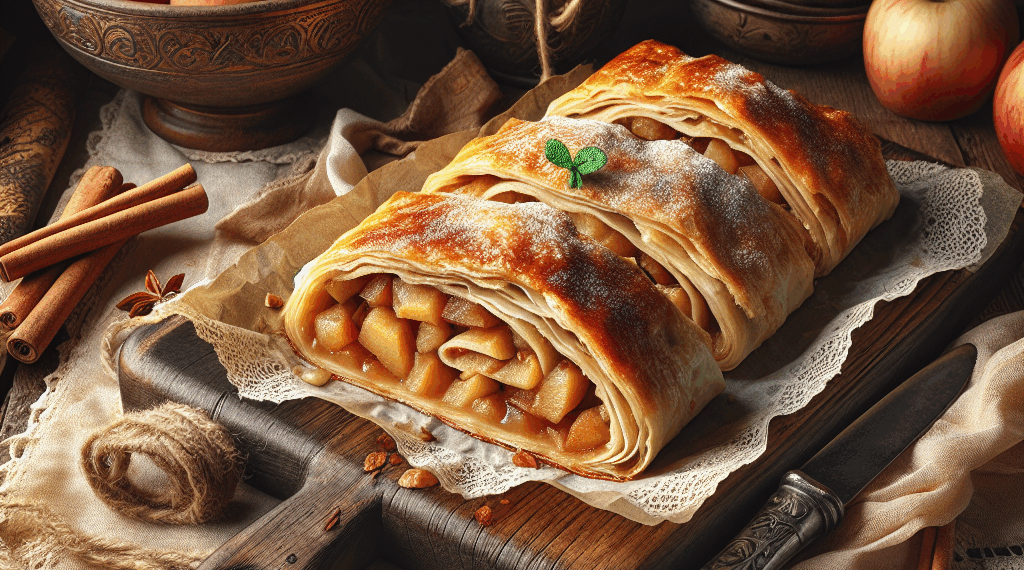 Guía para hacer un strudel de manzana dorado, crujiente y perfectamente especiado