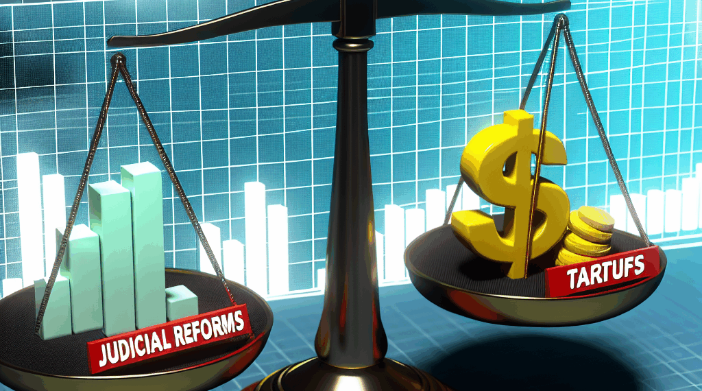 Reforma judicial y aranceles son determinantes en la desaceleración económica: OCDE