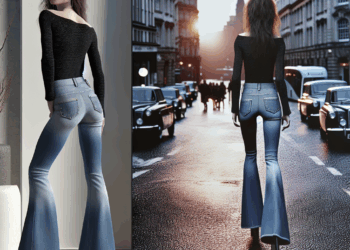 Victoria Beckham eleva los jeans acampanados de tiro bajo de los 2000 con sandalias de tiras en verano 2025
